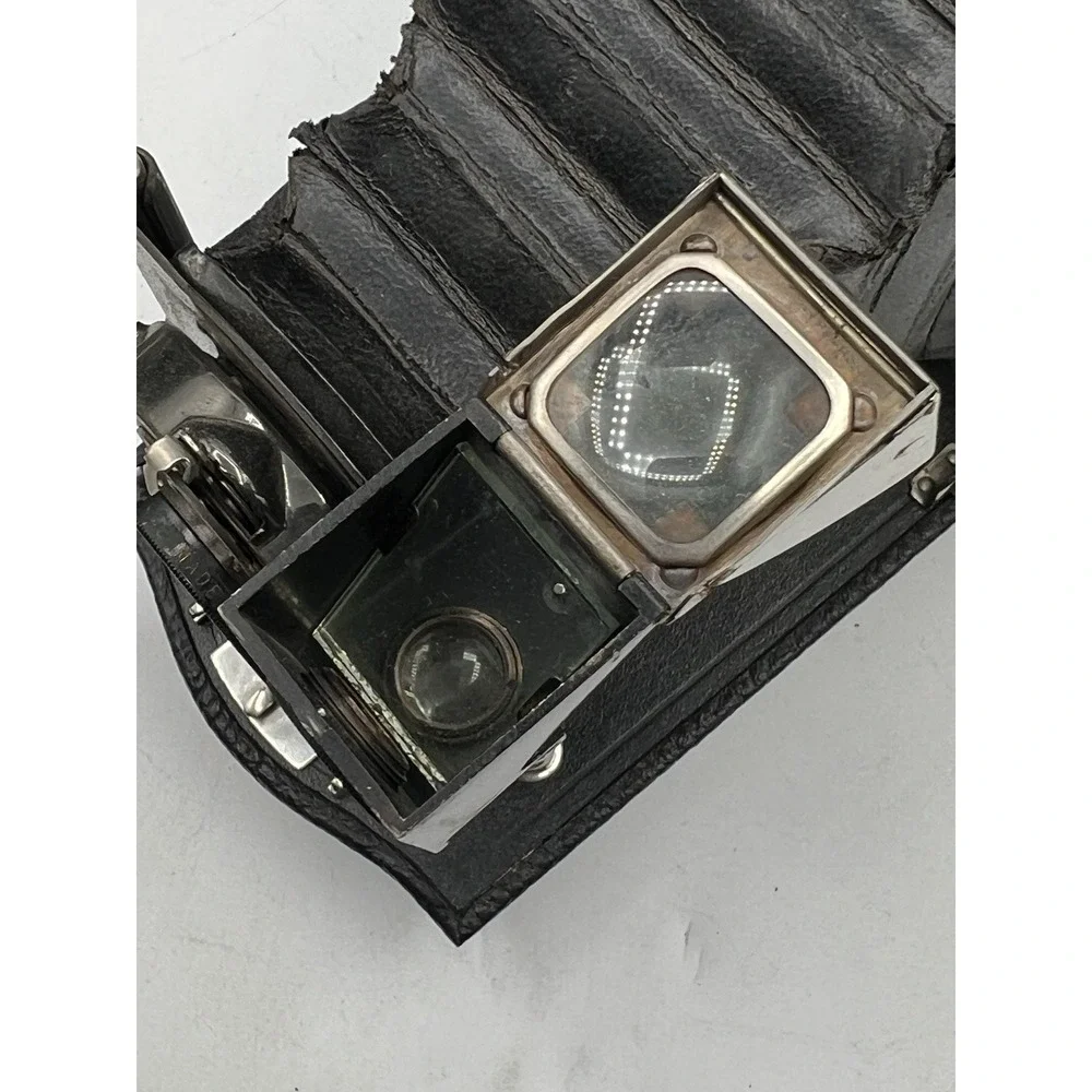 Antique‎ Kodak No. 3a Model C Autographic A-122 Film Folding Camera w/ Case